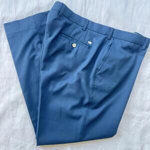 Peter Millar Stealth Performance Golf Pants Mens 40x30 Blue Chino Crown Sport